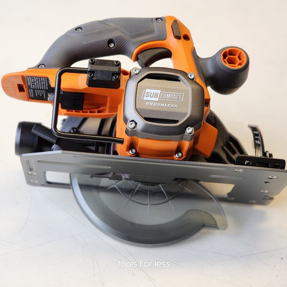 18V SubCompact Brushless Cordless 6-1/2 in. Circular Saw Kit with 4.0 Ah MAX Output Battery and Charger (R8656K) 18V SubCompact Brushless Cordless 6-1/2 in. Circular Saw Kit with 4.0 Ah MAX Output Battery and Charger (R8656K)